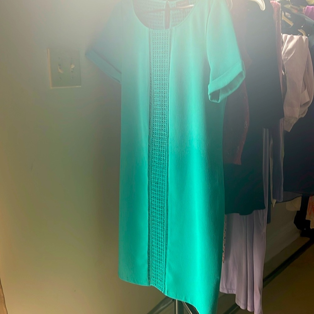 ❌SOLD❌Aqua Colored Dress (preowned)